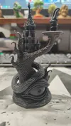 0.12mm layer, 2 walls, 15% infill 120mm high