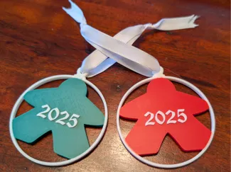 Customizable Meeple Ornament | Board Game Gift