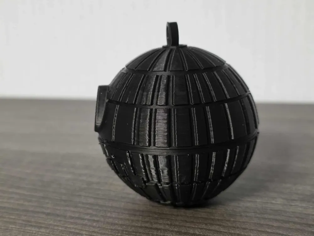 Deathstar * Christmas Bauble * No AMS - Free 3D Print Model - MakerWorld