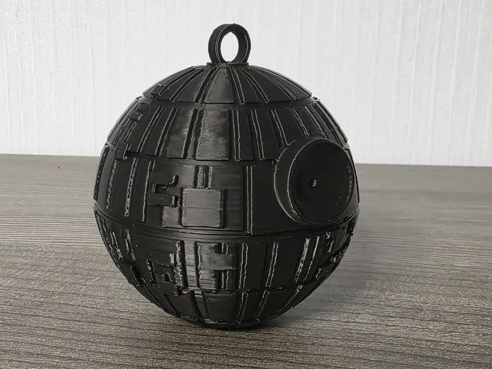 Deathstar * Christmas Bauble * No AMS - Free 3D Print Model - MakerWorld