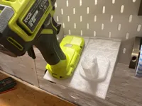 Support de perceuse Ryobi pour panneau Ikea Skadis — photo 2