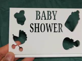 Stand for baby body - Baby Shower