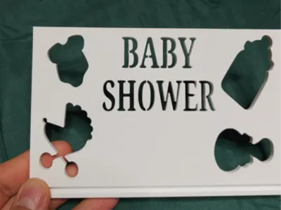 Stand for baby body - Baby Shower