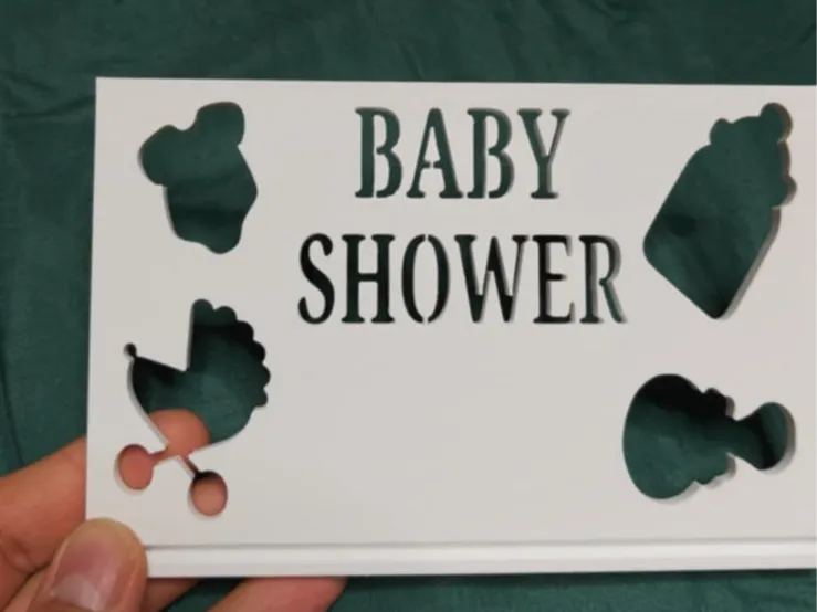 Stand for baby body - Baby Shower