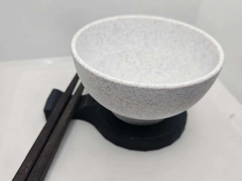 Chopstick holder for Corcelain ceramic dish