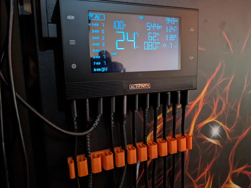 Magnetic Cable Holder AC Infinity AI Controller