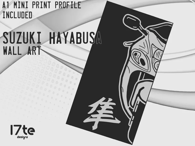 Suzuki Hayabusa Wall Art 