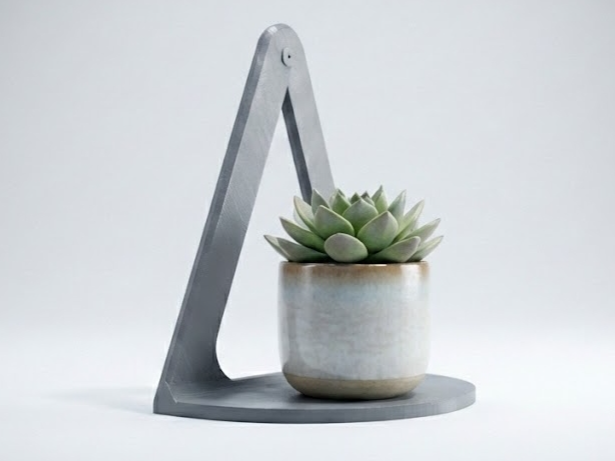 Single-Nail Wall Display Stand