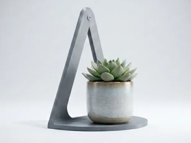 Single-Nail Wall Display Stand