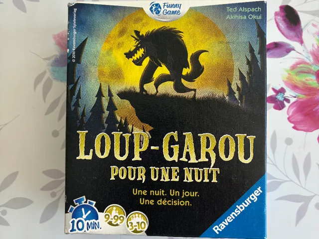 Rangement Loup Garou pour une nuit