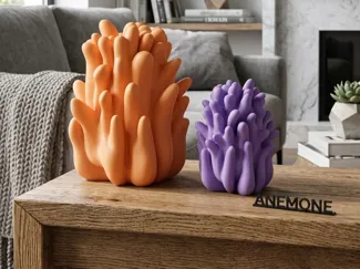 ANEMONE - Modern Organic Sculpture (Support-Free)