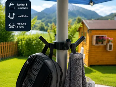 Umbrella Pole Hook | Up to 40mm