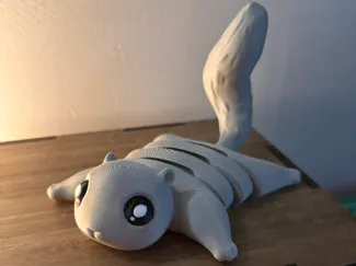 fat flat flexi squirrel (optional in Bambu studio)