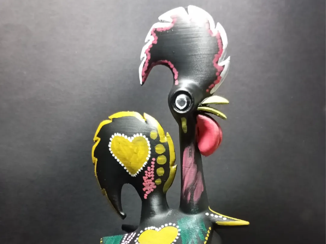 Coq de Barcelos à peindre