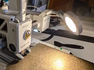 A1 Mini Build Plate Light using LED Lamp Kit