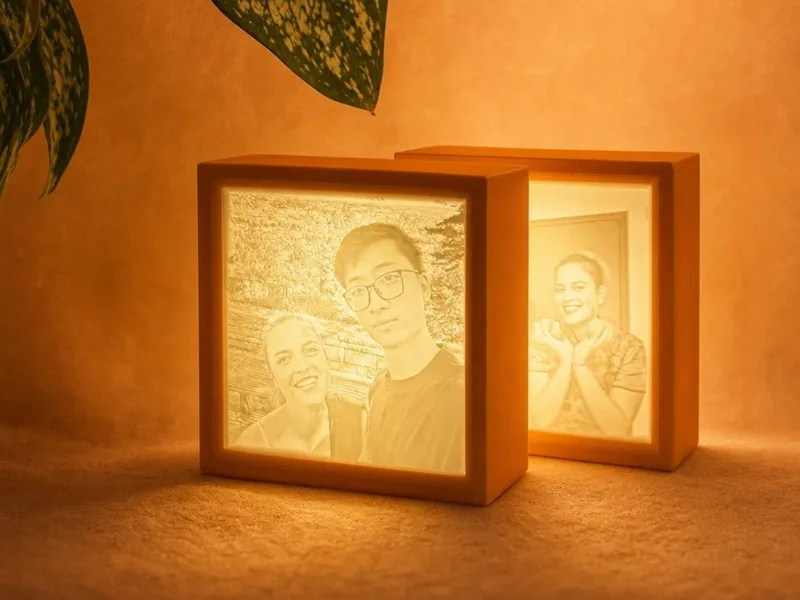Mini 3D Image Light Cube | Portable LED Light