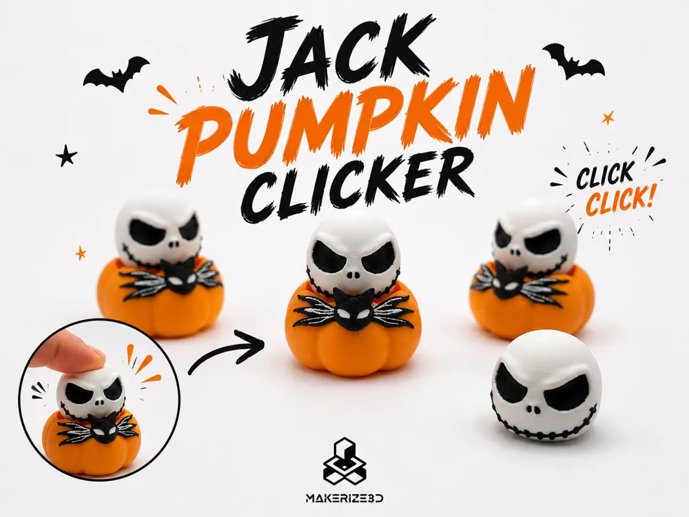 Objeto manipulable: Jack Pumpkin Clicker. Referencia del modelo original.