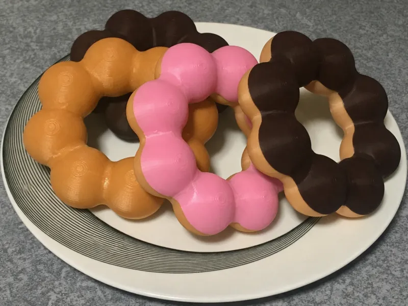 Pong-de-ring of doughnut (with/wo chocolate dip)