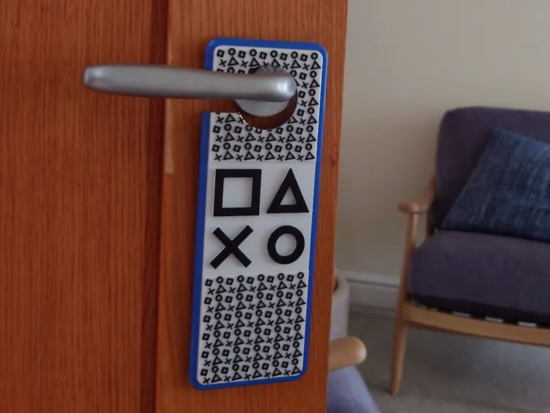 PlayStation Door Hanger