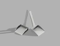 Petite pelle à poussière 80x80x150mm — photo 3