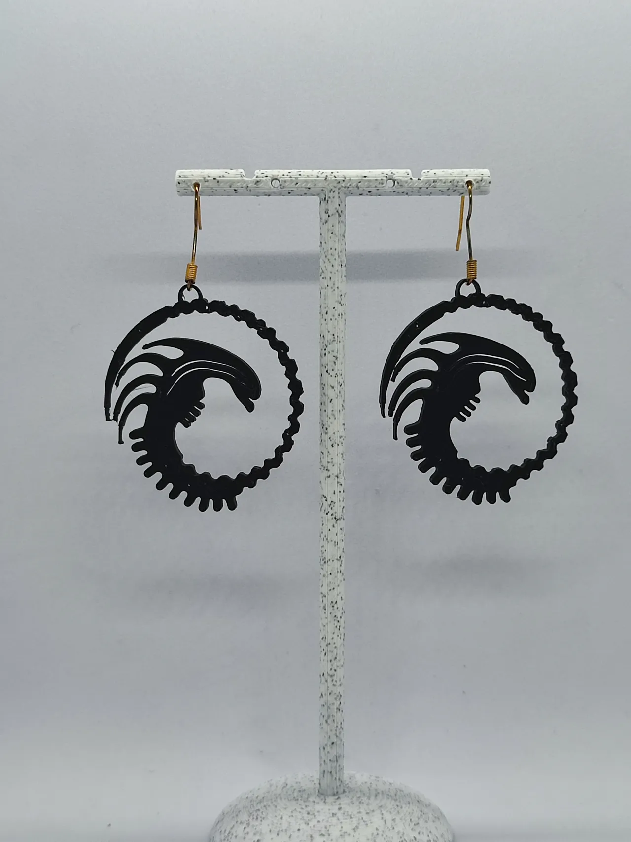 Aretes Círculo Xenomorfo view 4