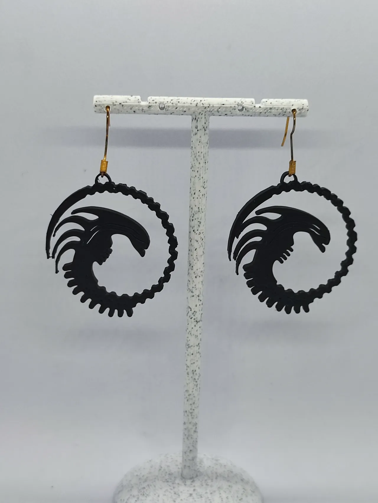 Aretes Círculo Xenomorfo view 3