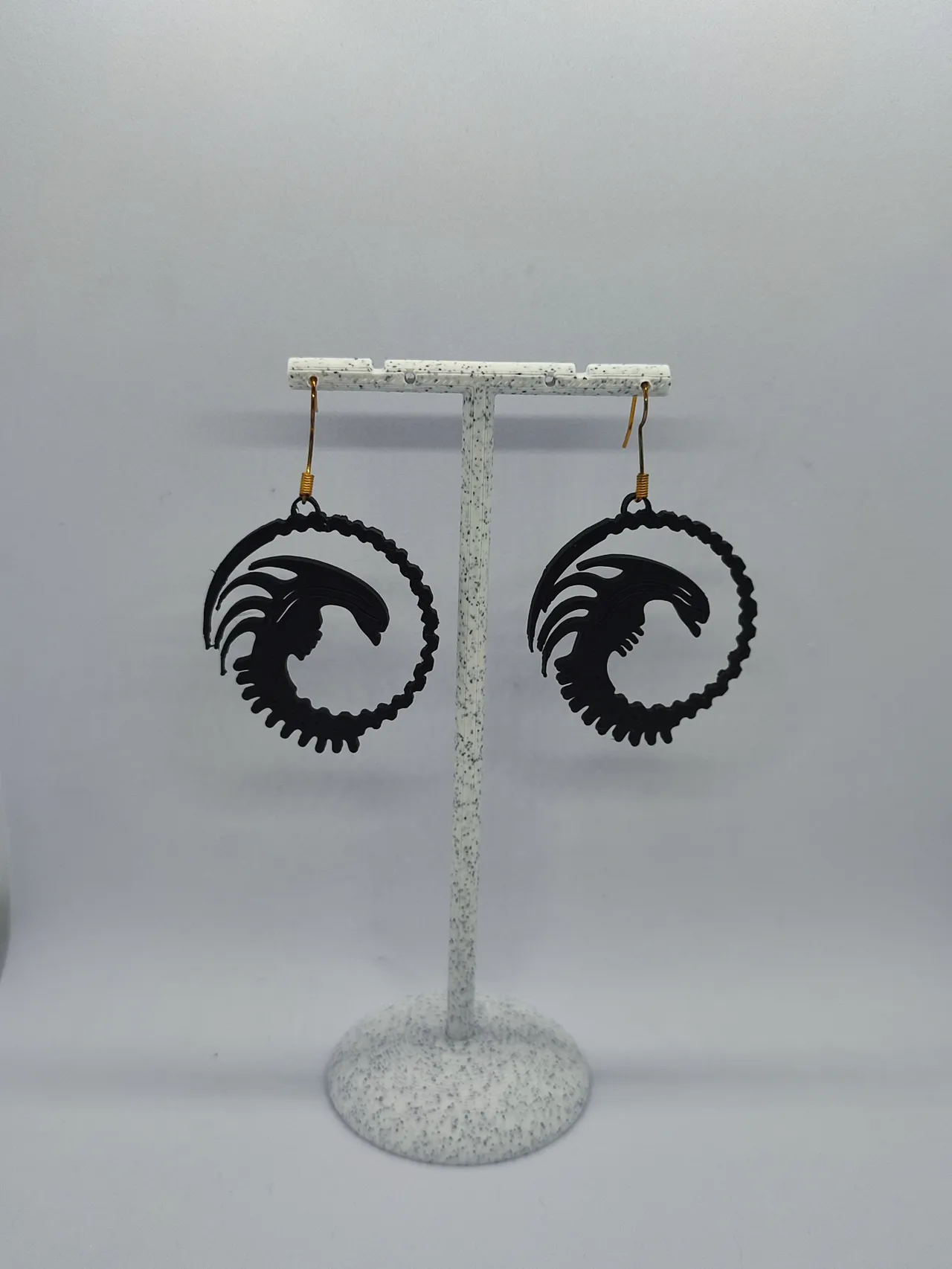 Aretes Círculo Xenomorfo view 2