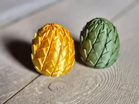 Objeto manipulable: Spiral Dragon Egg Fidget — referencia de MakerWorld