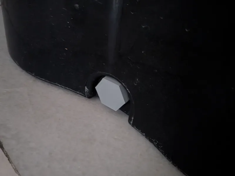 Mop Bucket Drain Seal Plug | Parametric