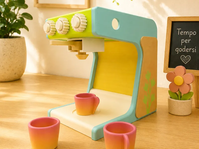 Toy espresso machine