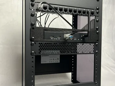 “10-Inch Server Rack for Raspberry Pi CM5 Dev Kit