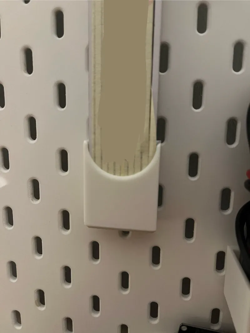 Ikea skadis folding ruler