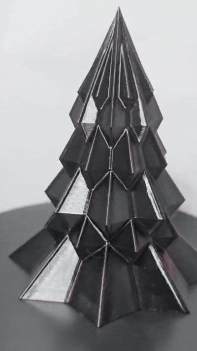 Geometrischer Weihnachtsbaum