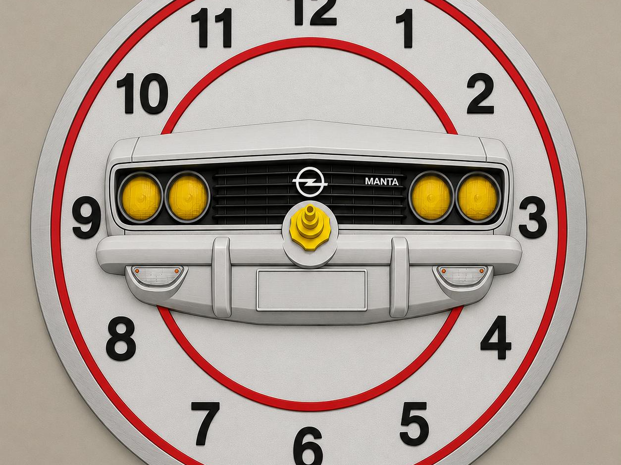 opel mant ai generated mini clock 