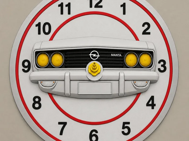 opel mant ai generated mini clock 