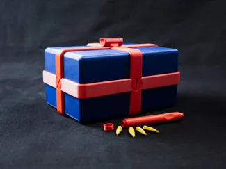 Big Crazy Suprise Box with 1208 screws