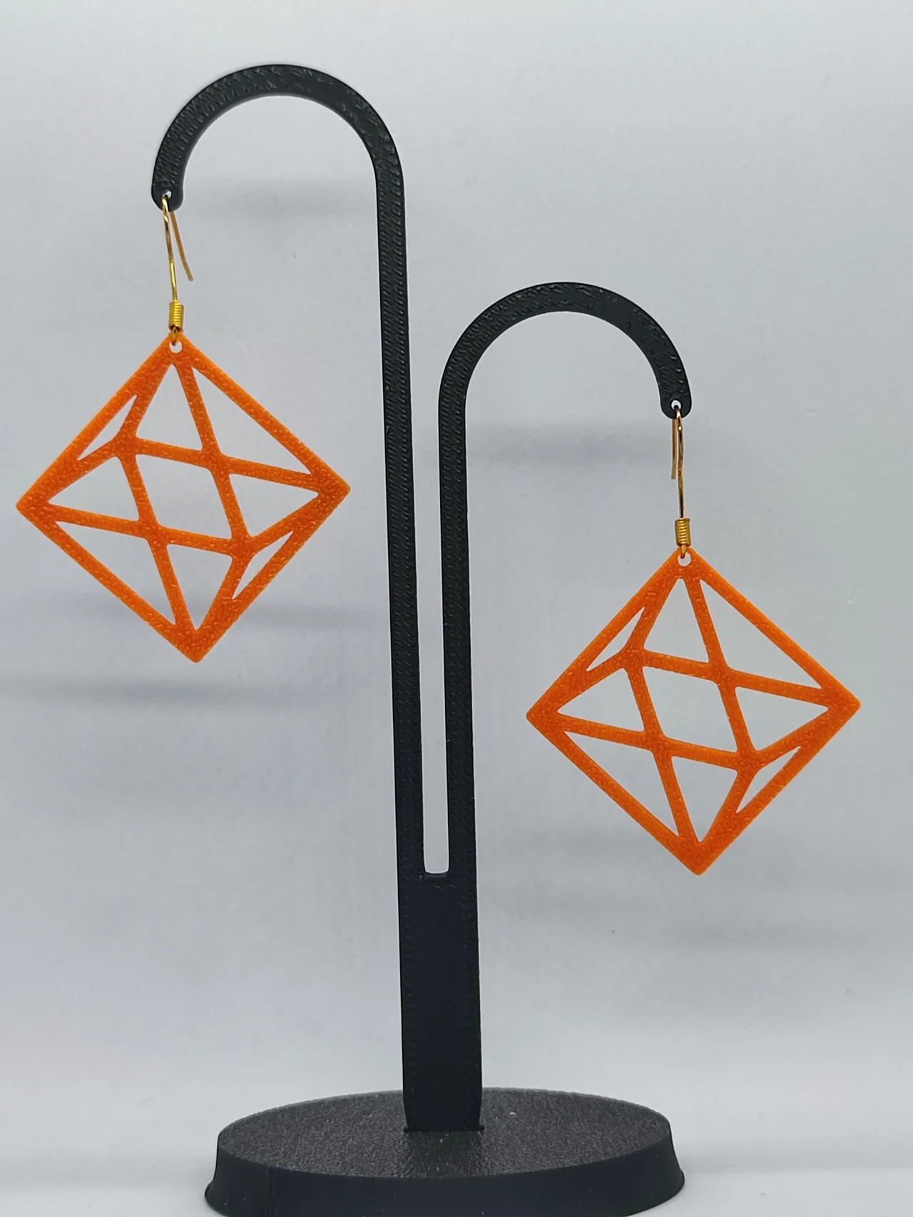 Aretes Fuego Abstracto view 3