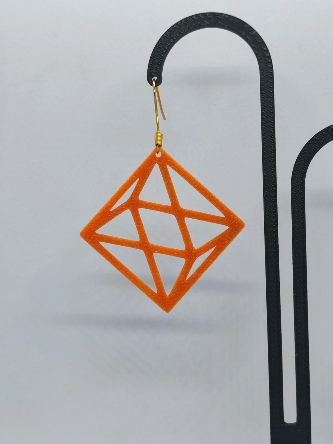 Aretes Fuego Abstracto view 4