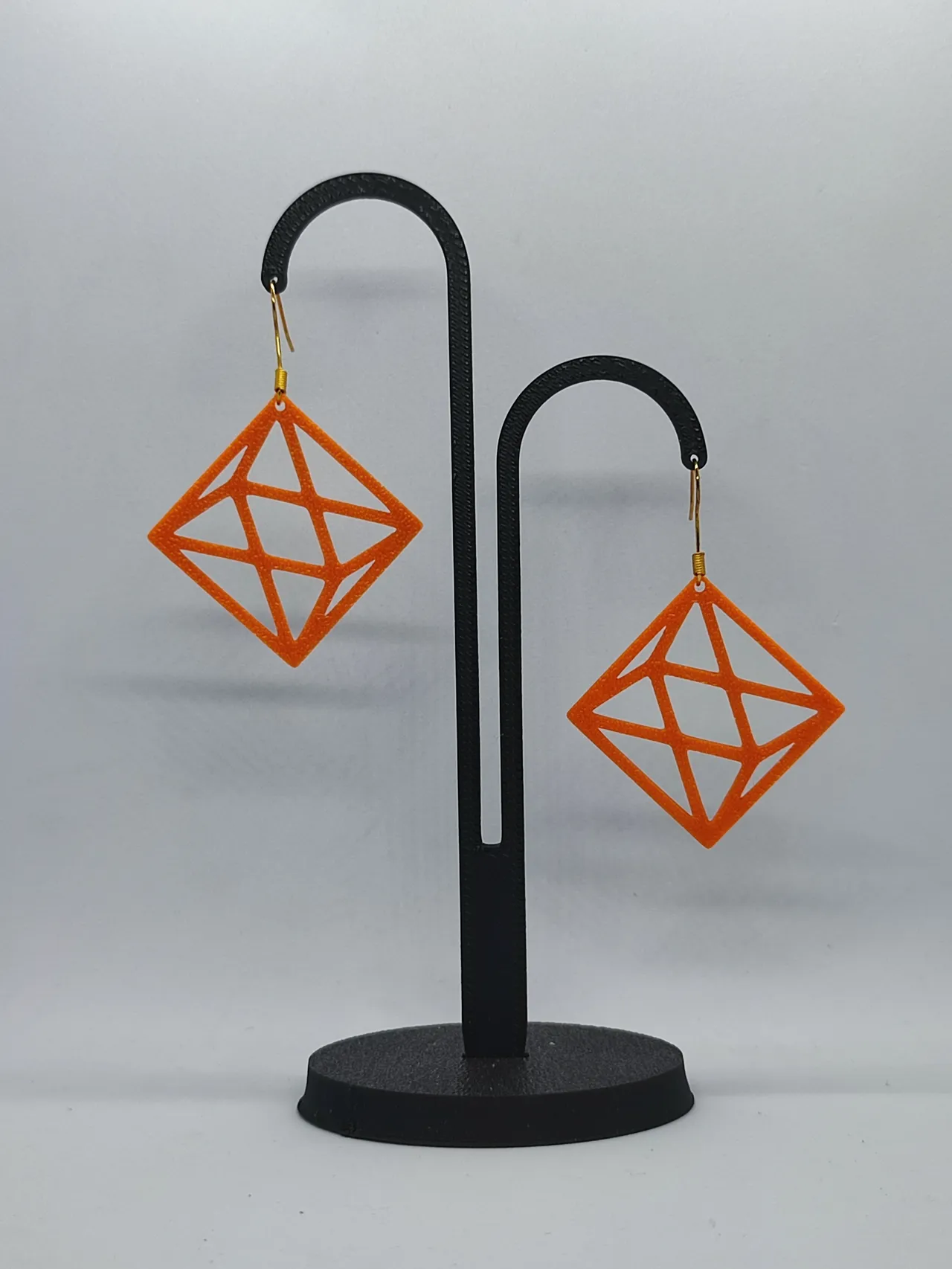 Aretes Fuego Abstracto view 2