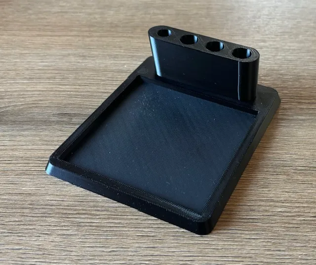 Desktop Pen and Notepad Paper Holder by René Krail MakerWorld