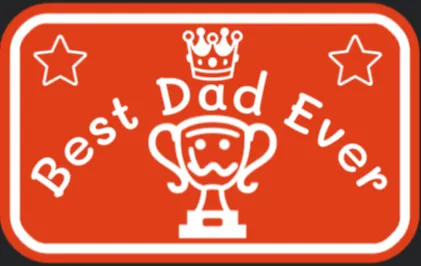 Best Dad Ever Wallet Card