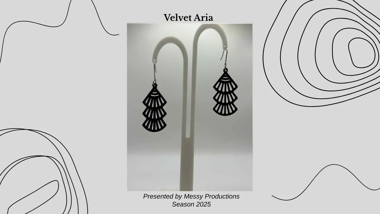 Echo Fans Earrings - No AMS view 2