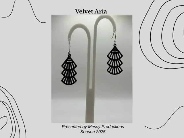 Echo Fans Earrings - No AMS