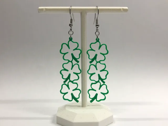 Clovers earrings #2 no AMS, 0.4 mm nozzle