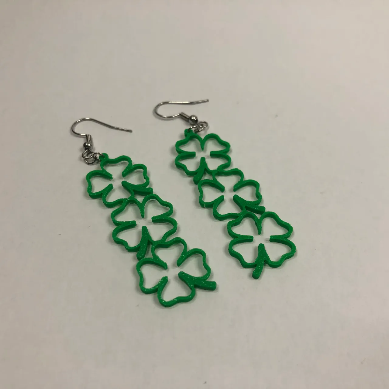 Clovers earrings #2 no AMS, 0.4 mm nozzle view 2