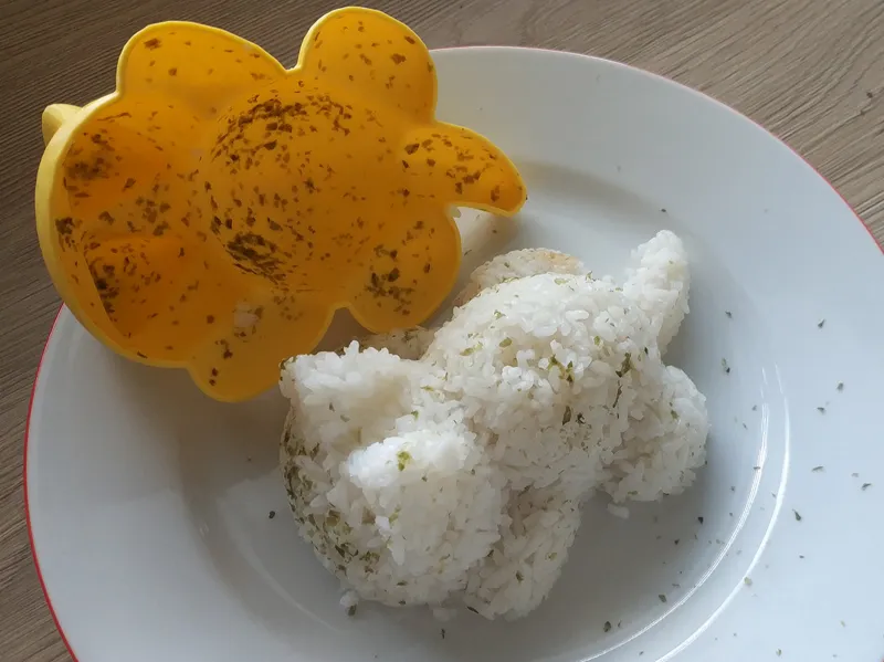 Cat-shaped rice mold
