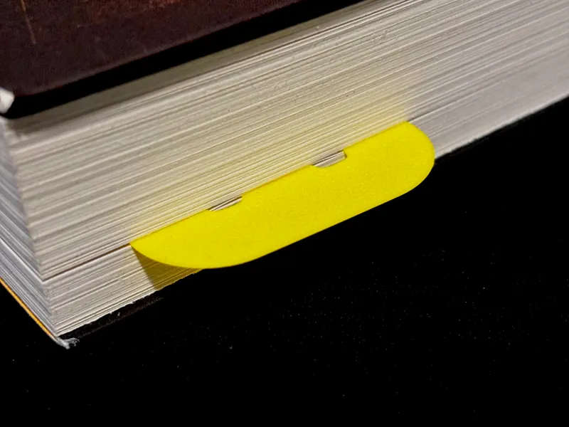 Minimalist 3-Prong Bookmark