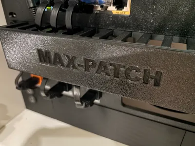 MAX-PATCH - A Rack-Mounted Cable Management System