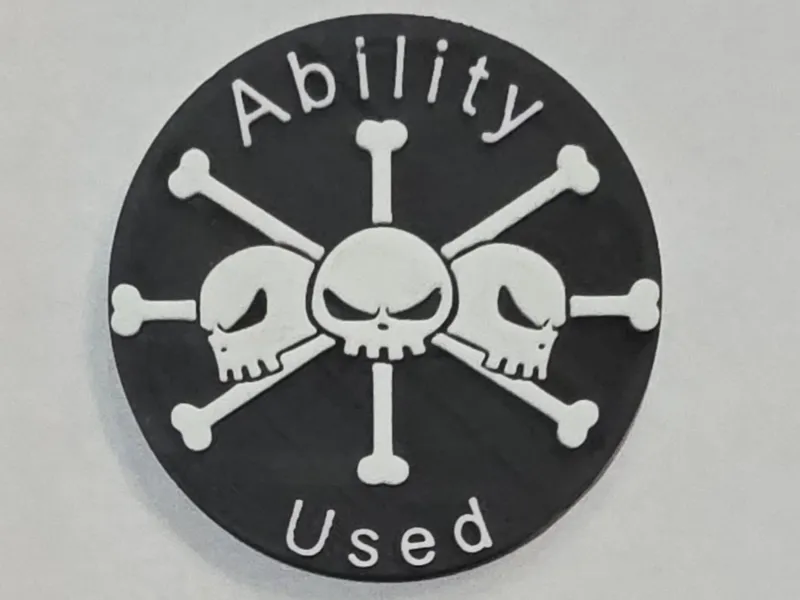 One Piece TCG Blackbeard Ability Used Token