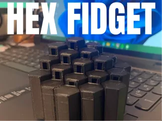 Flexy hexagon fidget